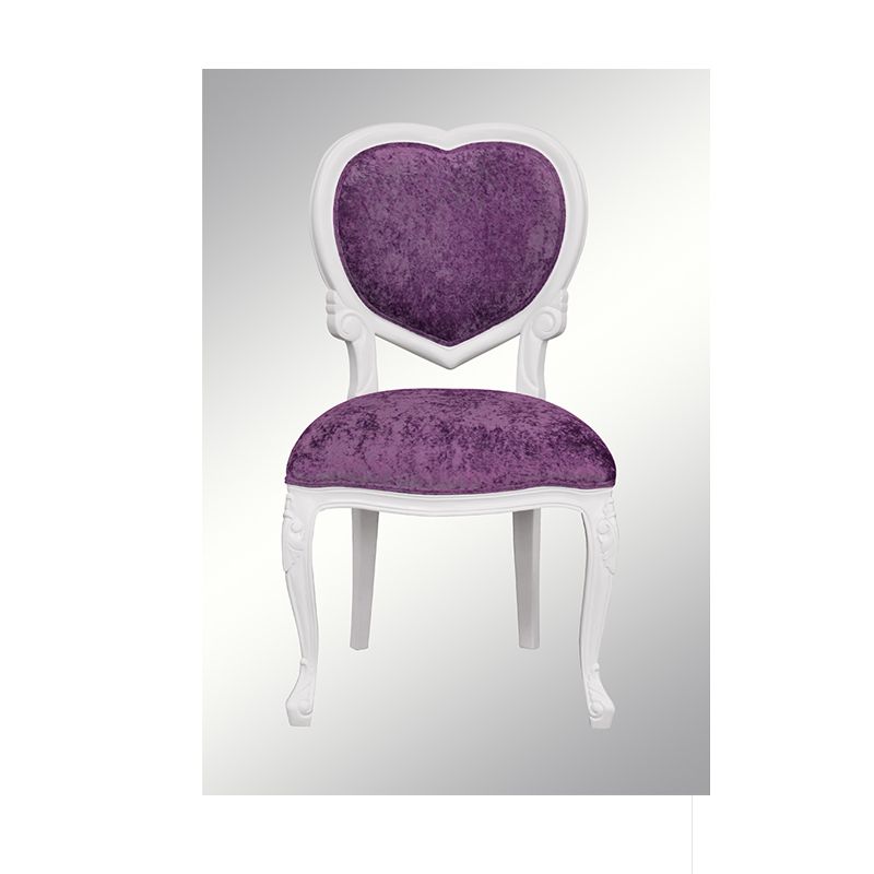 Louis Xv Medee Bedroom Chair French White Deep Lilac Island Furniture Co