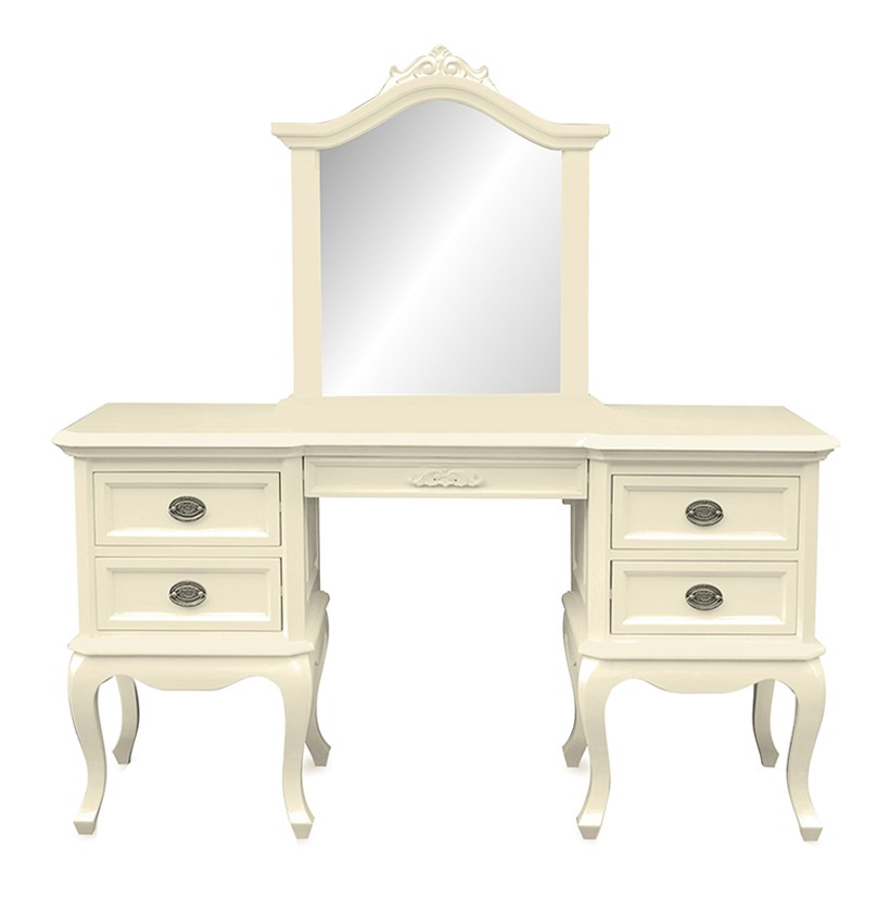 Off white dressing table on sale mirror