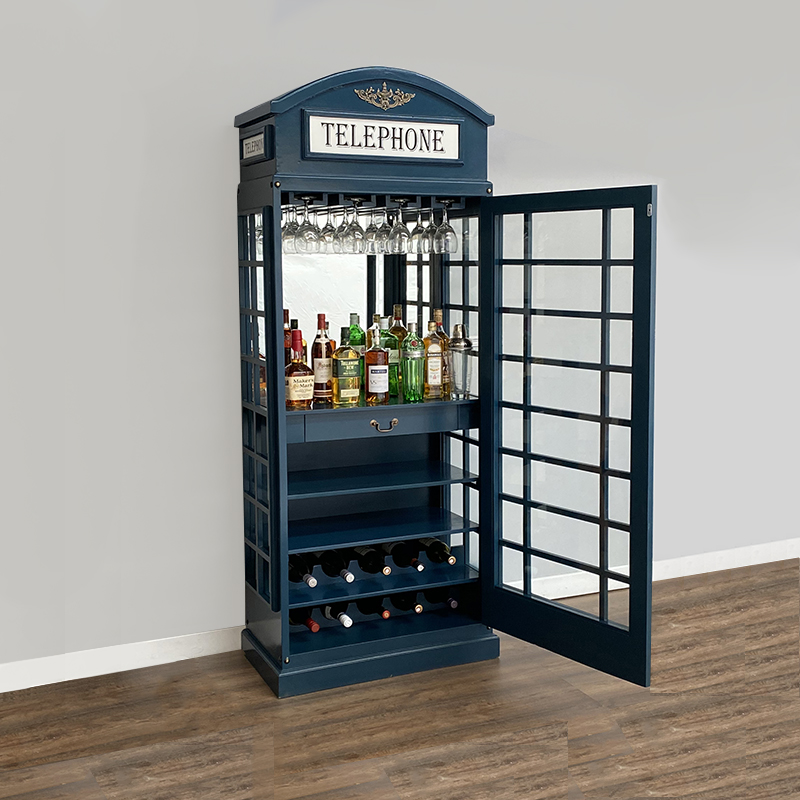 Telephone box store display cabinet