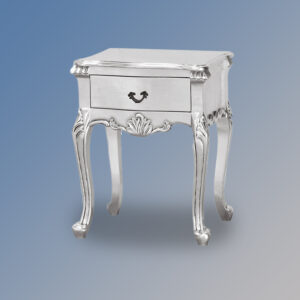 French Moulin Silver - Bedside Cabinet