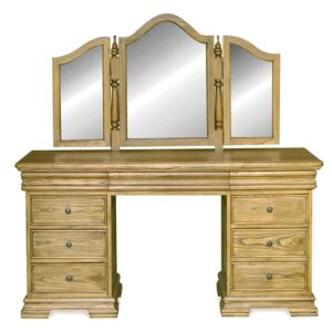 Provence Dressing Table with Mirrors