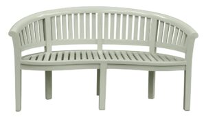 Teak Garden Bench - Hampshire 160cm - Pavilion Grey