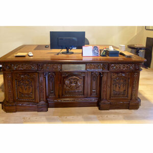 The President's Desk in Mahogany Wood
