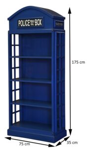 The Famous Police Box Open Bookcase
