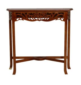 Console Table Lattice Style - Solid mahogany wood