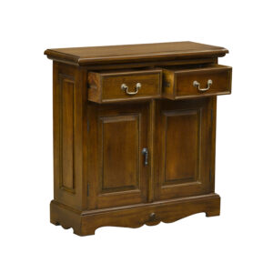 Mini SideBoard - Two Doors and Two Drawers - Chestnut Colour