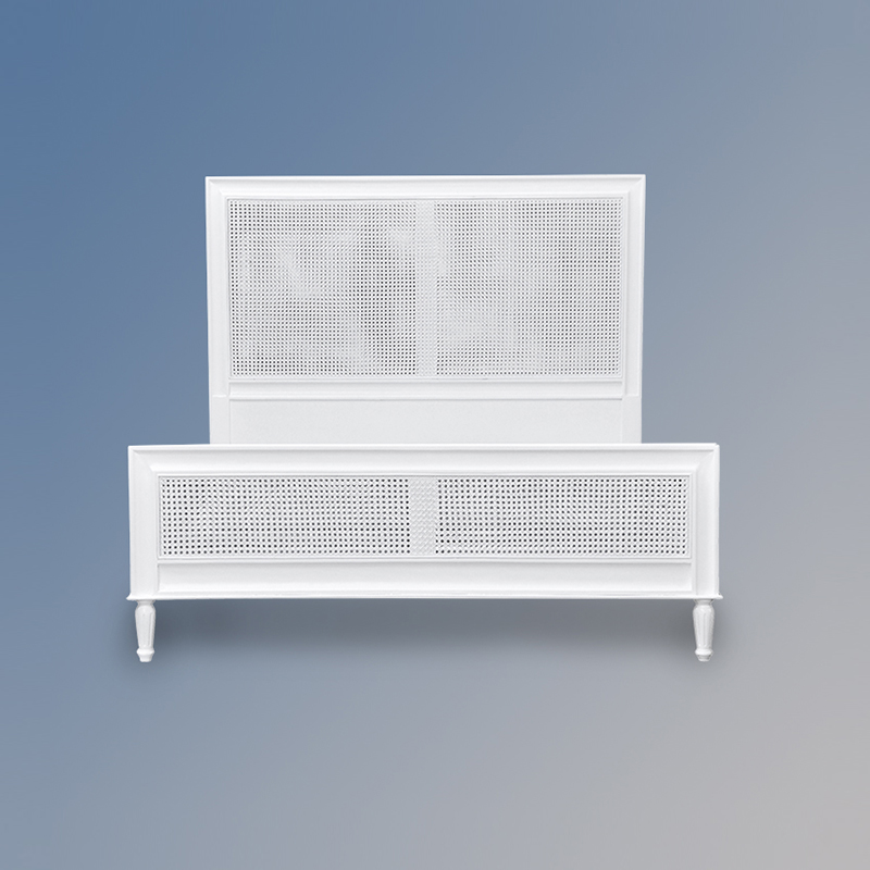 French-furniture-sleigh-bed-LXV183 Provencal Rattan WOO3