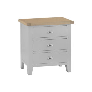Grey Furniture - 3 Drawer Chest - Valencia Collection