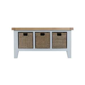 Grey Furniture - Large Hall Bench - Valencia Collection