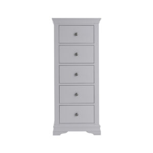 Grey Furniture - 5 Drawer Wellington Chest Chaumont Collection