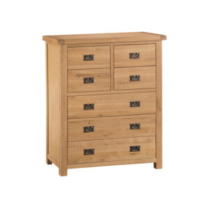 Oak Chest of Drawers  4 over 3 - Cambridge Collection