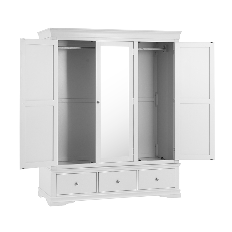 white-french-3-Door-2-Drawer-Wardrobe-ISSW-TWR-W (3) WOO