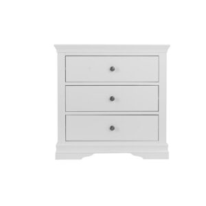 White Furniture – 3 Drawer Chest – Chaumont Collection