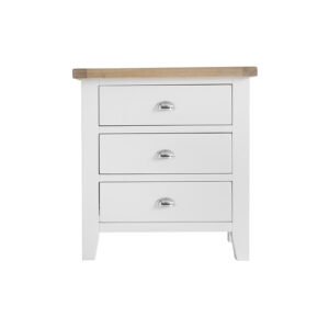 White Furniture – 3 Drawer Chest – Valencia Collection
