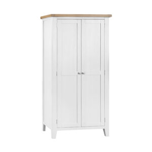 White Furniture – Full Hanging Wardrobe – Valencia Collection