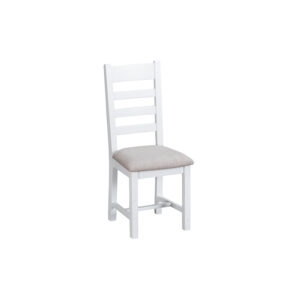 White Furniture – Ladder Back Chair Fabric – Valencia Collection
