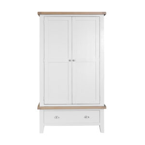 White Furniture – Large 2 Door Wardrobe – Valencia Collection