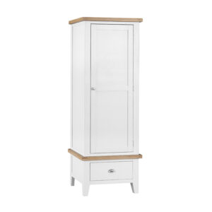 White Furniture – Single Wardrobe – Valencia Collection