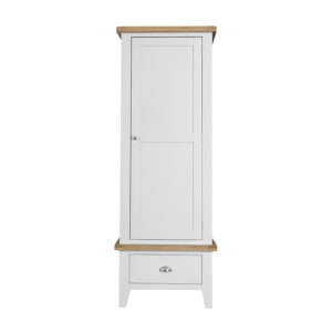 White Furniture – Single Wardrobe – Valencia Collection