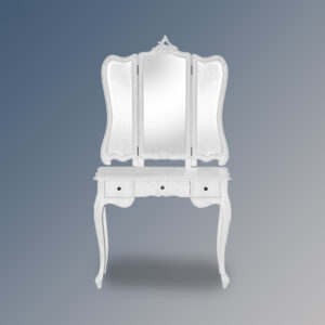 Louis XV Isabelle - Dressing Table - French White Colour