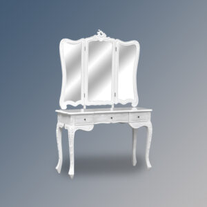 Louis XV Isabelle - Dressing Table - French White Colour