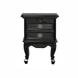 Chantilly Bedside Cabinet in French Noir