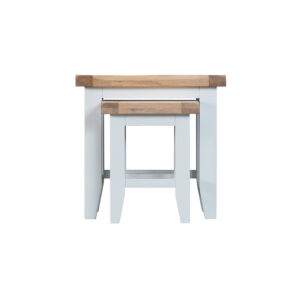 White Furniture – Nest of 2 Table – Valencia Collection