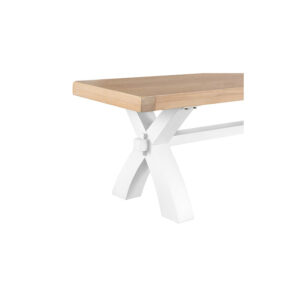 White Furniture – Small Cross Bench – Valencia Collection