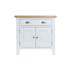 White Furniture – Small Narrow Bookcase – Valencia Collection