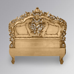 Louis XV Rococo Headboard in Gold Leaf