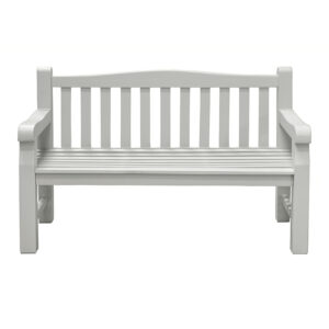 Shire Solid Teak Bench in Grey - 150cm