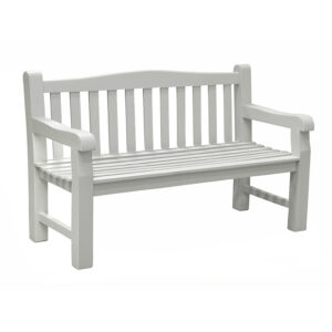 Shire Solid Teak Bench in Grey - 150cm