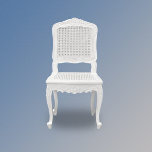 Louis XV Antoinette Bedroom Chair - Rattan