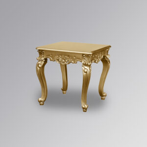 Louis XV Lazarus Side Table in Gold Leaf