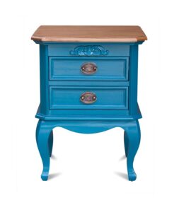 Chantilly Bedside Cabinet - Bleu Azure