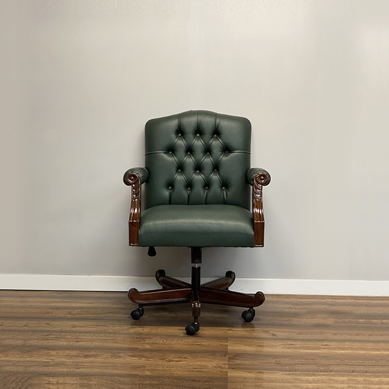 Chesterfield discount swivel chair