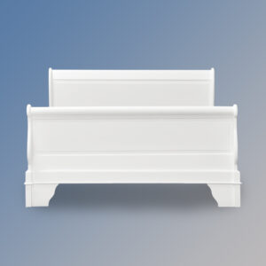 Versailles Sleigh Bed- French White