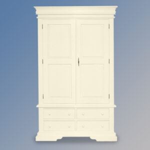 Versailles Double Robe 4 Drawer - French Ivory