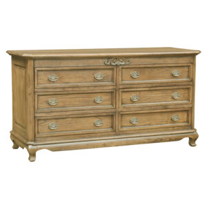 Chantilly 6 Drawer Wide - French Oak