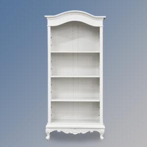 LouisXV Cezanne 3 Shelf bookcase painted in French White