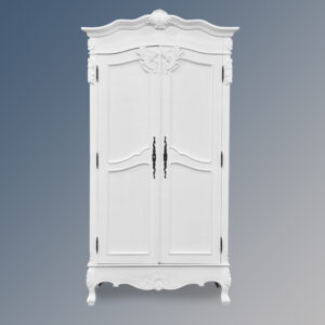 Louis XV Cezanne Double Armoire - Solid Doors