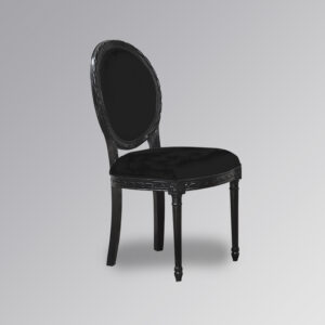 French Moulin Noir - Velvet Side Chair