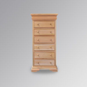 Versailles 7 Drawer Tall Chest - Raw Finish