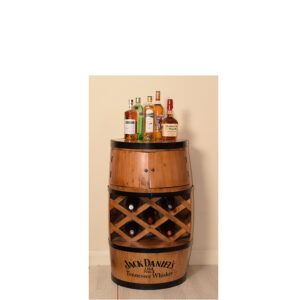 Drinks Cabinet Jack Daniels Whiskey Barrel Bar Cabinet with Doors
