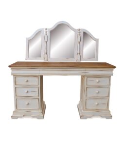 Versailles Dressing Table With Mirror - Shabby Chic