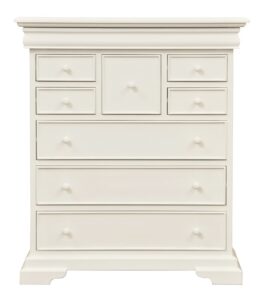Versailles 9 Drawer Tall Chest - French Ivory
