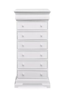 Versailles 7 Drawer Tall Chest - French White