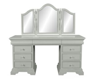 Versailles Dressing Table With Mirror - Pavilion Grey