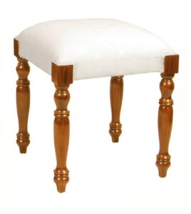 Versailles Dressing Table Stool - Nutmeg