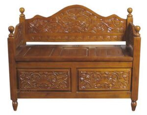 Chantilly Carved Ottoman